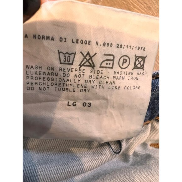 DOLCE & GABBANA DENIM PENCIL SKIRT SIZE 26 - Picture 9 of 13